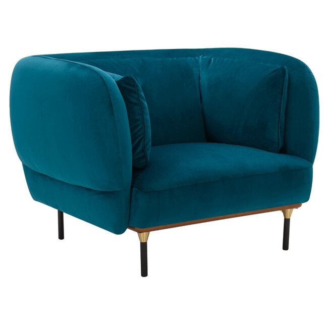 Armchair - Isée - mouse grey - contemporary design