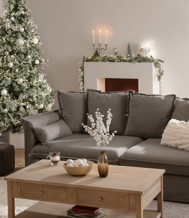 Bank - Odilon - 3-zits - Grijs - Comfortabel en Trendy