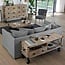 Atmosphera Sofa - Odilon - 3-Sitzer - Grau - Bequem und trendig