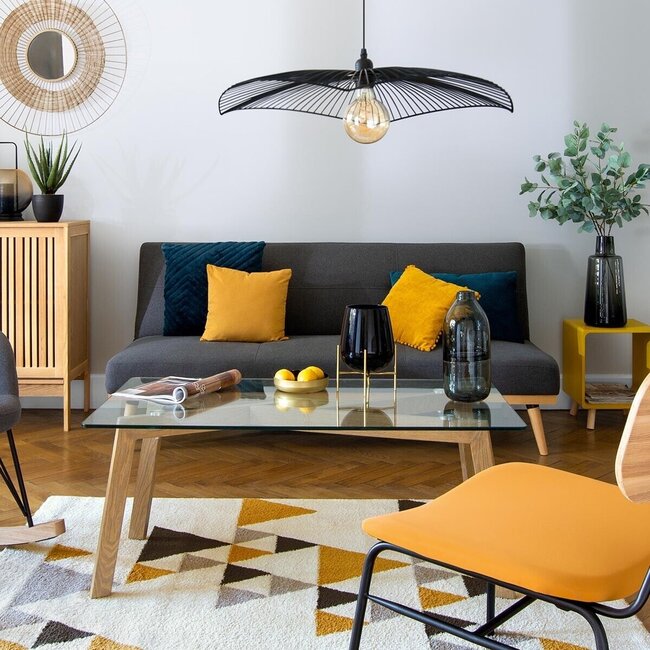 Atmosphera Schlafsofa - Dohan - 3-Sitzer - Schiefergrau