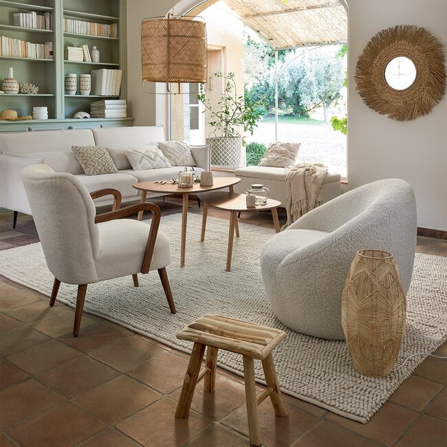 Luskistbank - Aurora - Wit - 100x40 cm