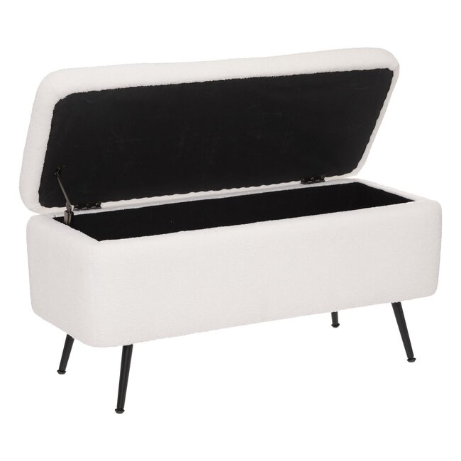 Storage Bench - Aurora - White - 100x40 cm