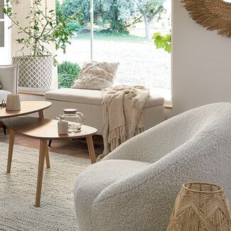 Atmosphera Aurora Sitzbank mit Stauraum - Weiß, 100 cm