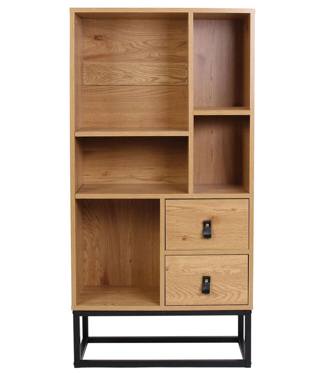 Industrial Bookcase - 120 cm High - Abbott
