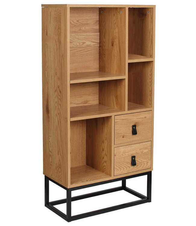 Industrial Bookcase - 120 cm High - Abbott