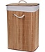 Foldable Laundry Basket – Bamboo – 40x30x60 cm