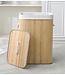 Bamboe Wasmand met Deksel - 72L Naturel