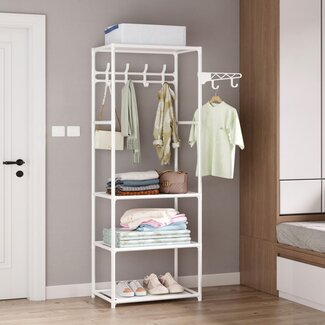 Ceruzo Clothing Rack with 3 Shelves