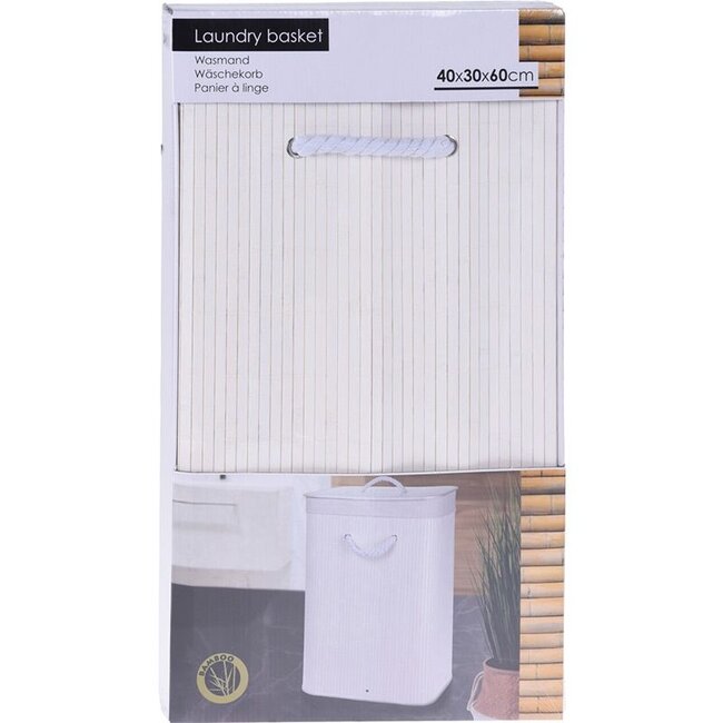 Folding Laundry Basket – Bamboo