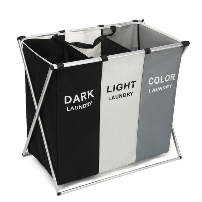 Laundry Basket 3 Compartments