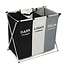 Laundry Basket 3 Compartments