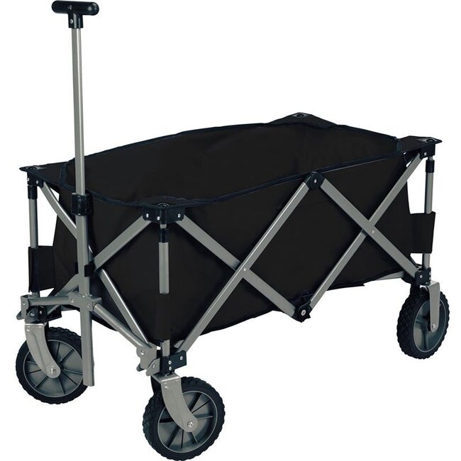 Klappwagen - schwarz - 90x49x58 cm - Bollerwagen