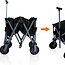 Folding cart - black - 90x49x58 cm