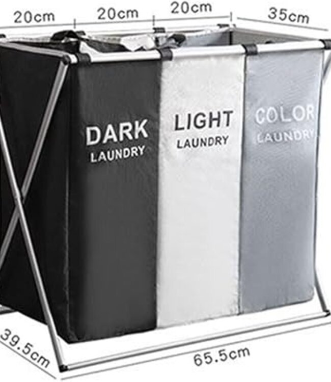 Wasmand 3 Vakken – Wassorteerder