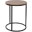 Side Tables Set of 2 - Wood and Metal