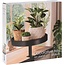 Tray table with clamp - metal - Ø28 cm - Black