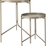 Taupe Side Tables Set of 2