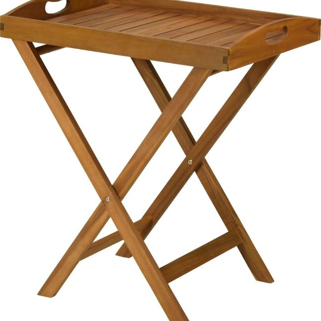 Tray Table Acacia – Foldable Butler Tray