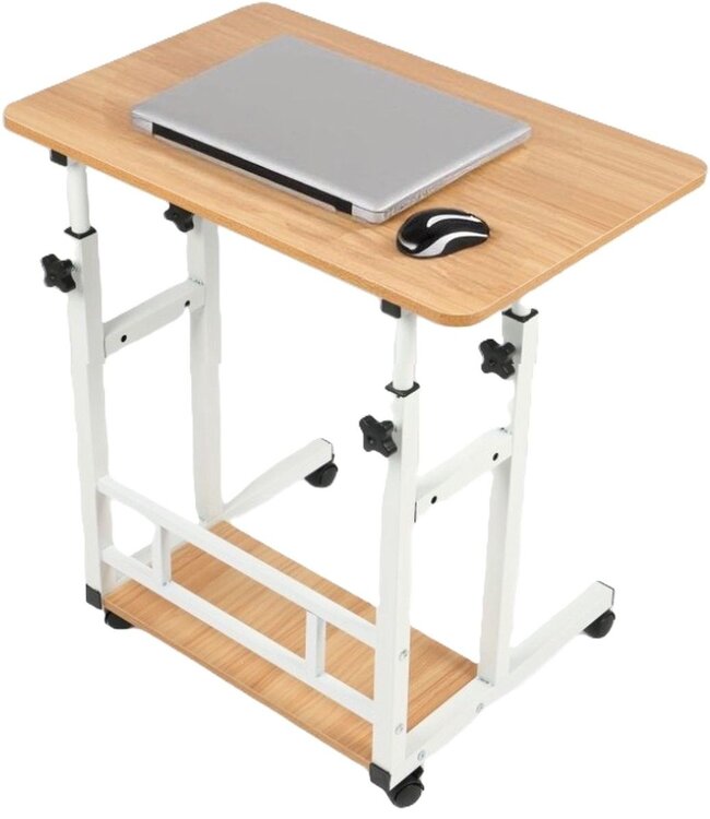 Laptoptafel met Rem - Bruin -  80x40 cm