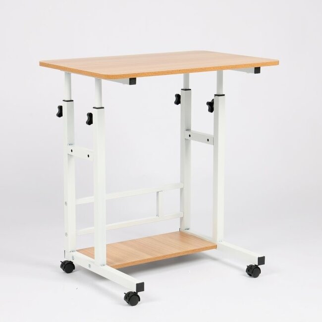 Laptoptafel met Rem - Bruin -  80x40 cm