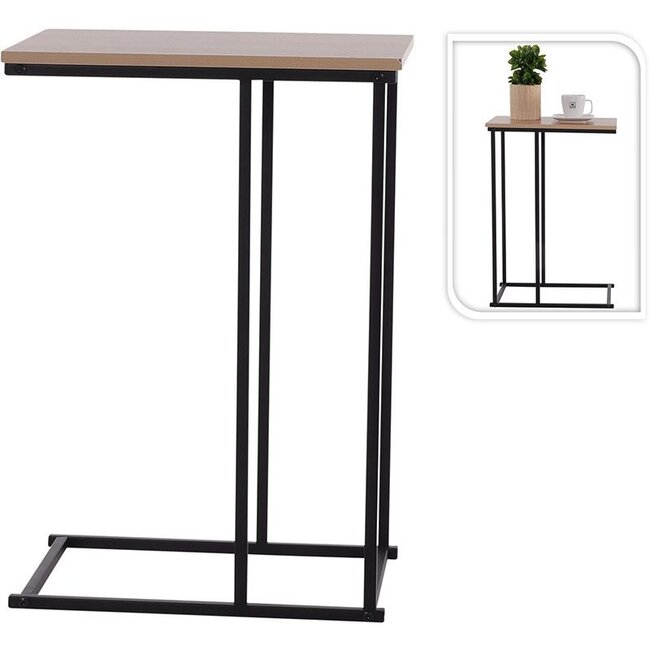 Bijzettafel - Banktafeltje - 40x26xH58cm
