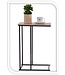 Side Table with Metal and Wood – Sofa Table