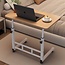 Laptoptafel - Verrijdbare Bedtafel - Verstelbaar in Hoogte - 80x40cm