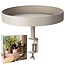 Tray Table with Clamp – Taupe – Ø36 cm