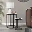 Marmerlook Bijzettafels Set van 2