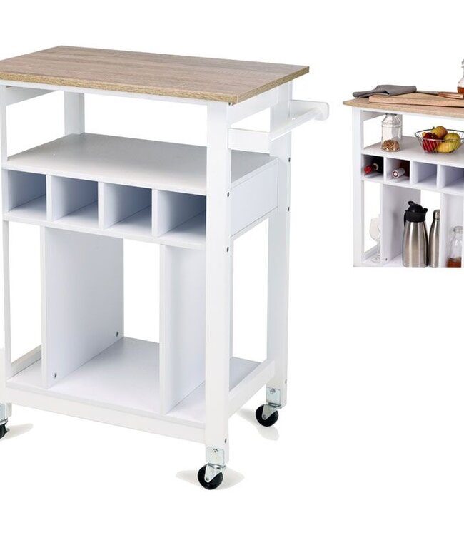 Stijlvolle Keukentrolley - Verrijdbaar