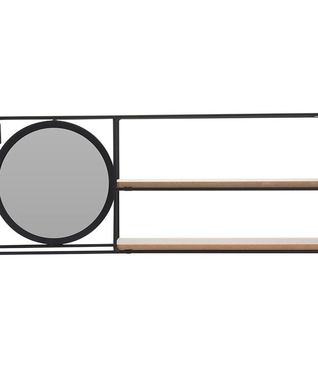Wandrek met Spiegel - 2 planken