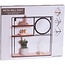 Wall Shelf with Mirror - 3 Shelves