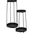 Trends4You Pflanzenständer 2er-Set - Schwarz - 46 + 58 cm - Metall - Max
