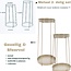 Plant Stand Set of 2 - Taupe -