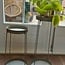 Trends4You Pflanzenständer 2er-Set - Taupe - 46 + 58 cm