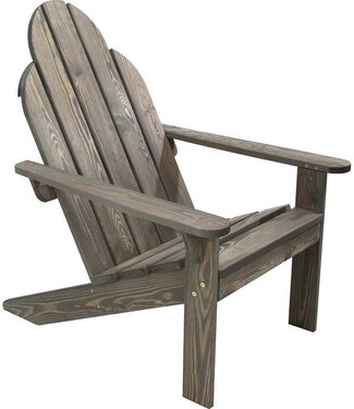 Ambiance Adirondack Lounge Chair - Wood - Grey Wash