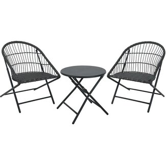 Ambiance Bistroset - 3-teilig - Gartenset mit Beistelltisch