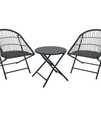 Bistro Set - 3-Piece - Garden Set with Side Table