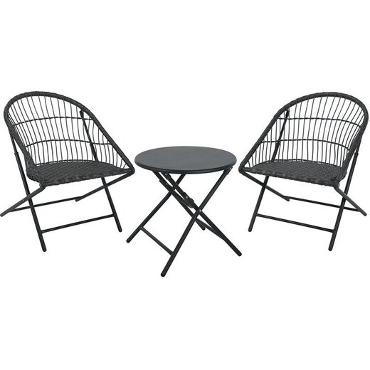 Ambiance Bistro set - 3-piece - Garden set with side table