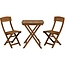 3-Delige Inklapbare Bistro Set - Tuintafel en Stoelen