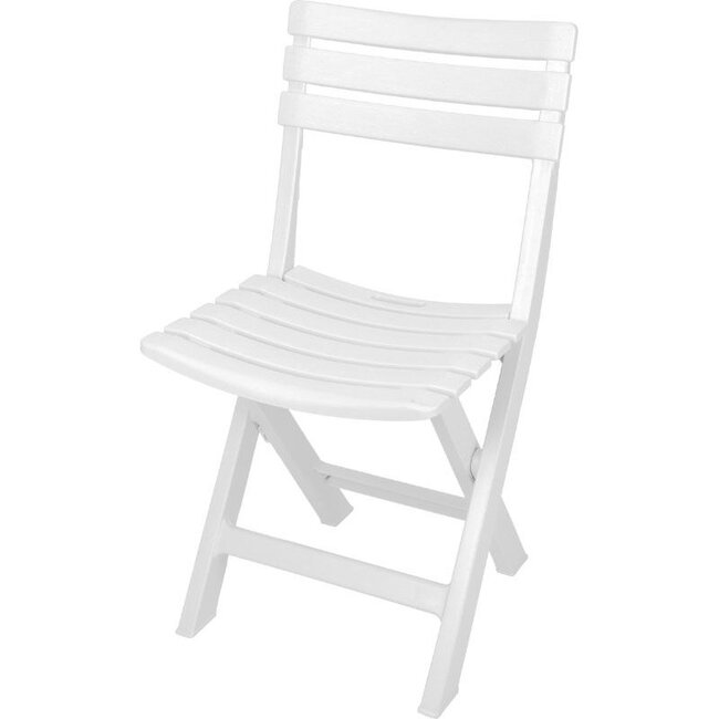 4 Tuinstoelen Komodo - Wit - Inklapbaar