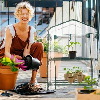 Pro Garden Kweekkas - 2 verdiepingen -  50 x 45 x 84 cm