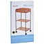 Bathroom Trolley Bamboo & Metal – 2 Shelves
