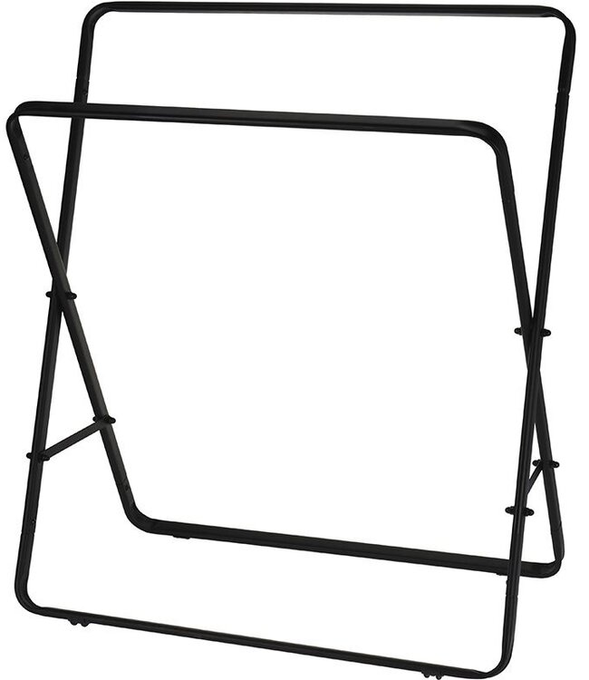 Vrijstaand Handdoekenrek – 80 cm Hoog - Zwart