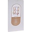 Bamboe Handdoekenrek - 3 Etages - Wit