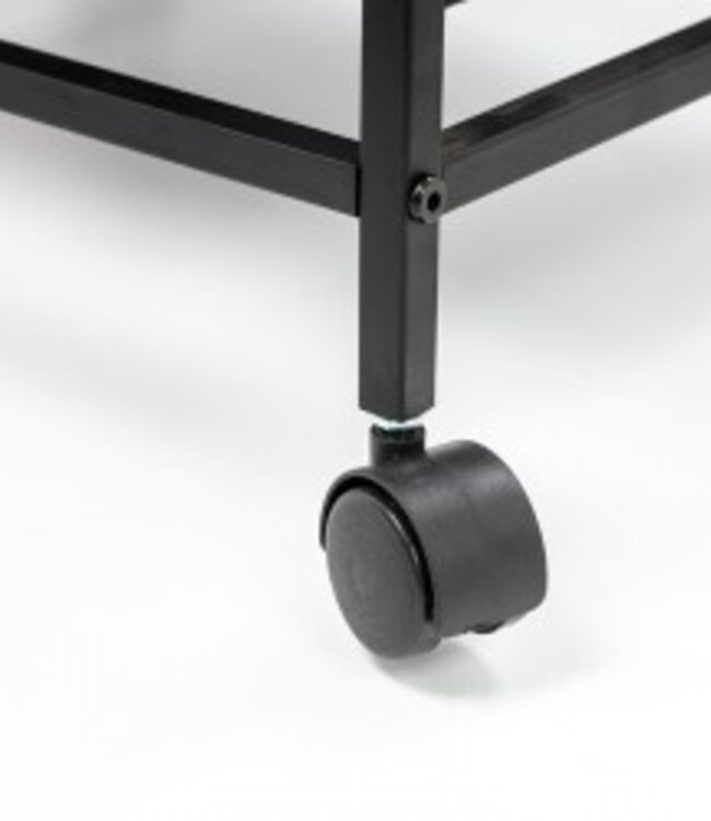 Rolling Bathroom Rack with Laundry Basket & Extra Storage