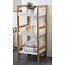 Stylish 3-Tier Bathroom Rack – Bamboo Frame