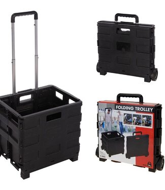 Trolley with Folding Crate – 30 Liters