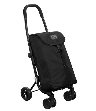 Ceruzo Go Four Boodschappentrolley – Zwart