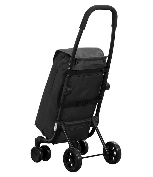 Go Four Boodschappentrolley – Zwart
